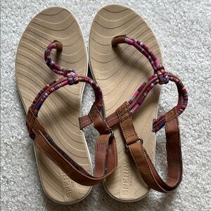 Sperry Brown and Pink/multi colored Top-Sider Sandals